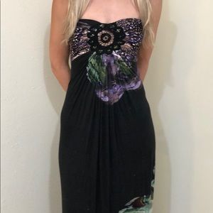 Sky maxi dress